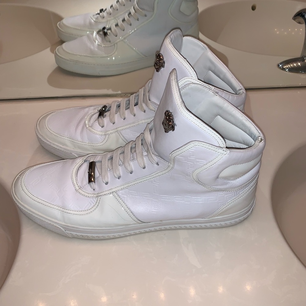 Versace high top sneakers